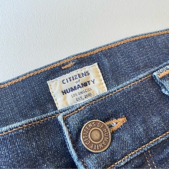 CITIZENS of Humanity High Rise Carlie Jean Size 25 Raw Hem - Picture 10 of 11